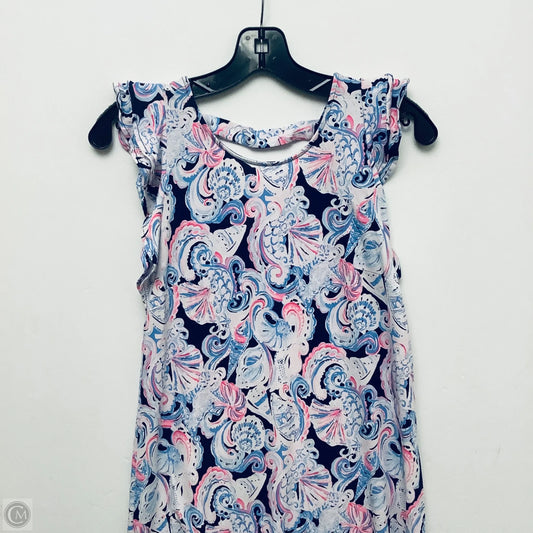 Dress Designer By Lilly Pulitzer In Blue & Pink, Size: Xs