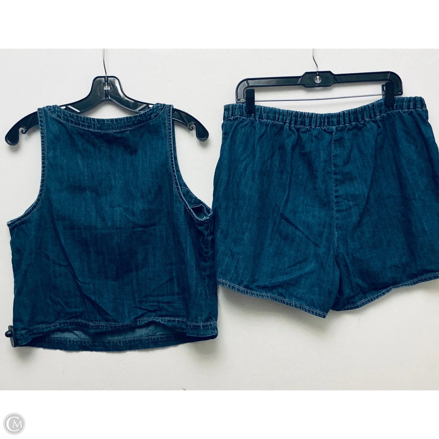 Skirt Set 2pc By Old Navy In Blue Denim, Size: L