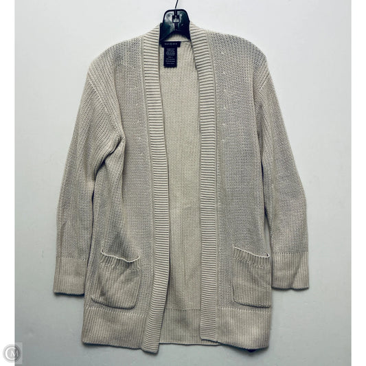Sweater Cardigan By Clothes Mentor In Beige, Size: S