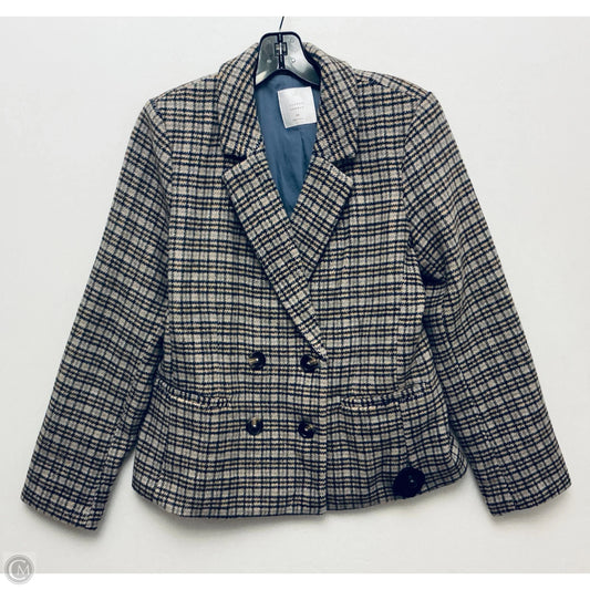 Blazer By Clothes Mentor In Striped Pattern, Size: M