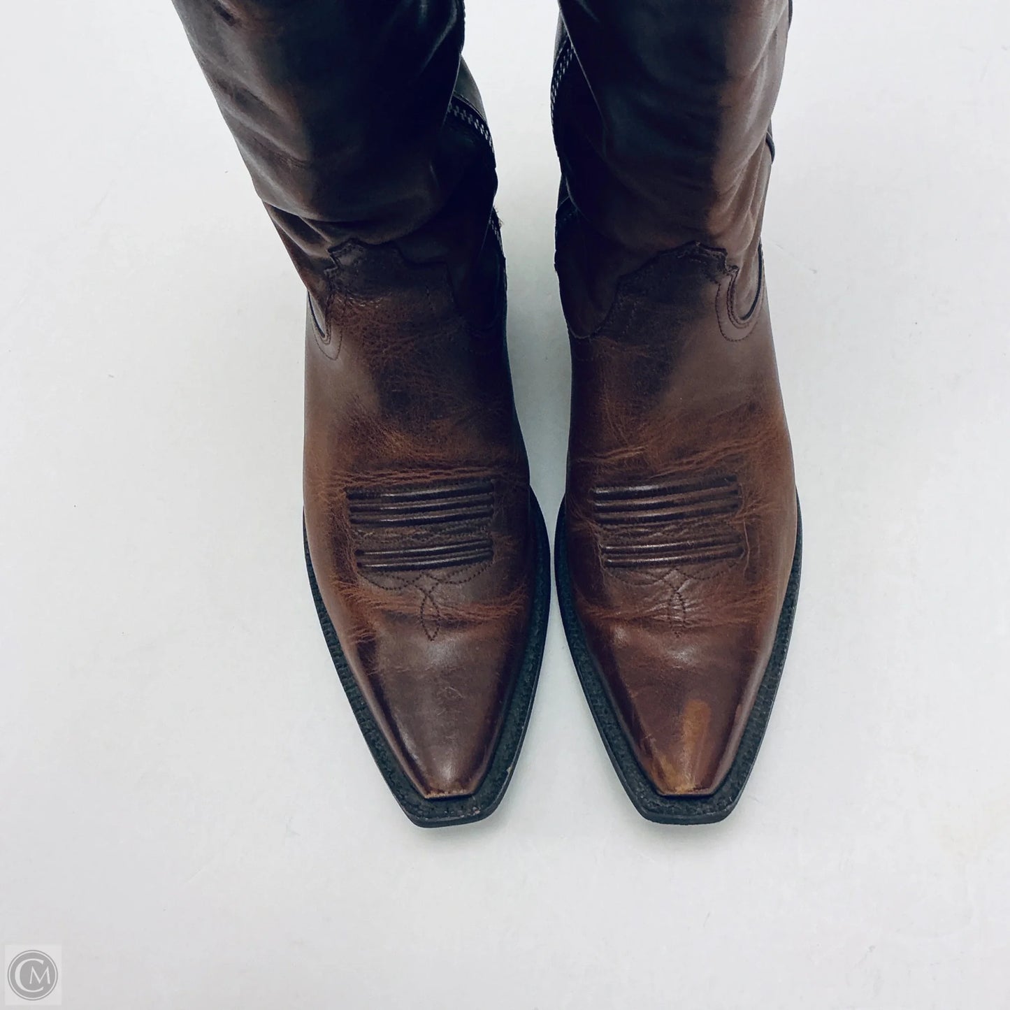 Boots Knee Flats By Ariat In Brown, Size: 7.5