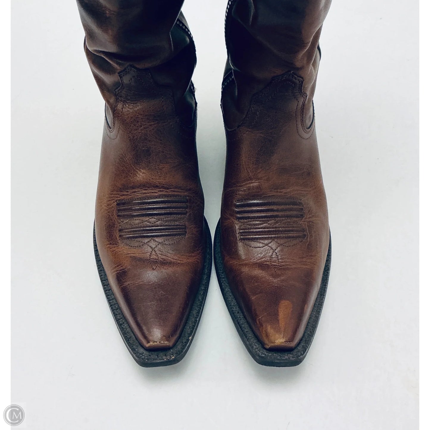 Boots Knee Flats By Ariat In Brown, Size: 7.5