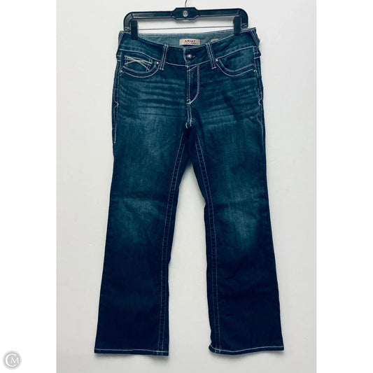 Jeans Boot Cut By Ariat In Blue Denim, Size: 8