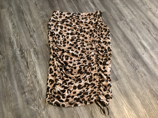 Animal Print Skirt Midi Calvin Klein, Size M