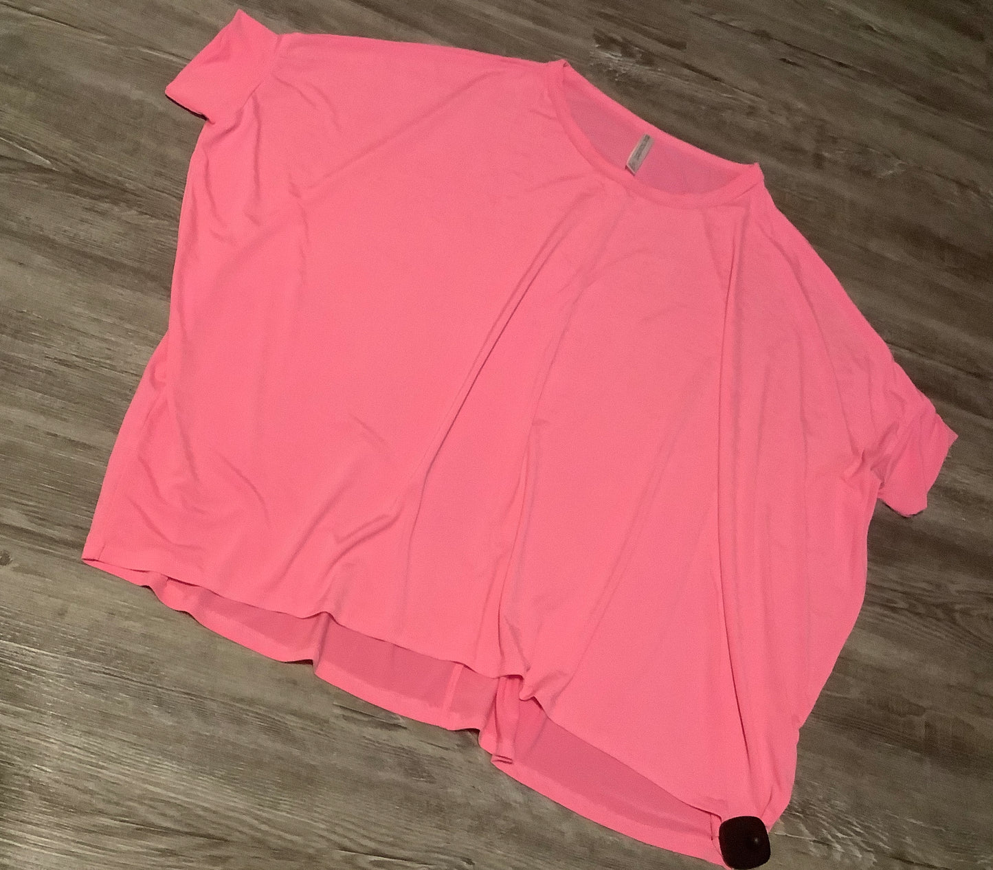 Pink Top Short Sleeve Clothes Mentor, Size Xl