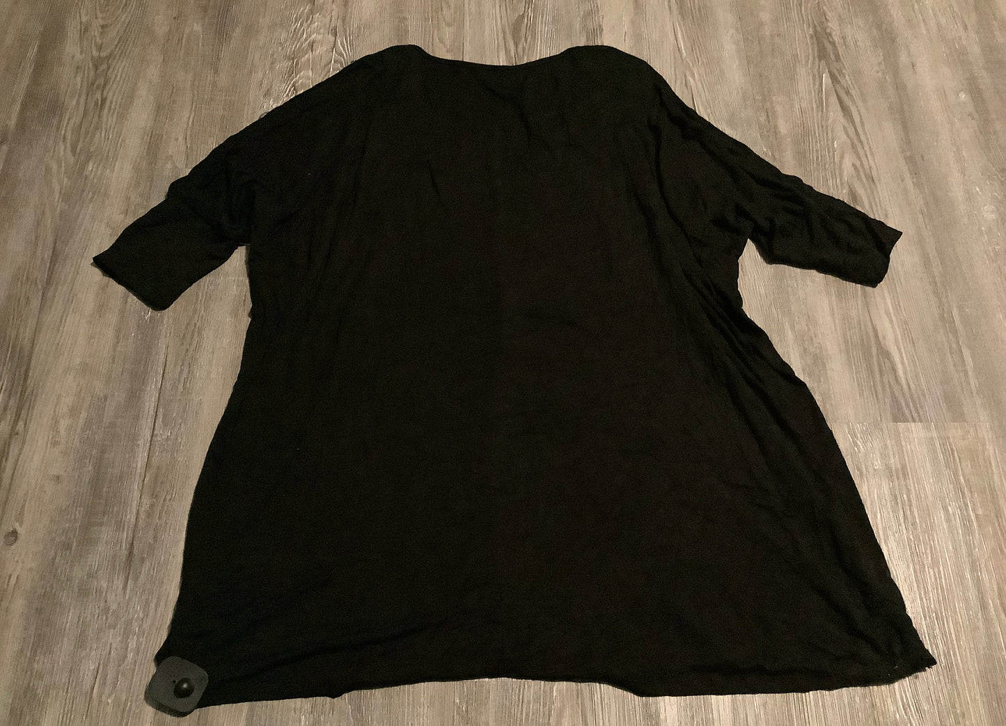 Top Short Sleeve By Clothes Mentor In Black, Size: Xl