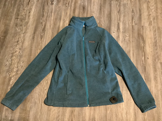 Jacket Fleece By Columbia In Blue, Size: L