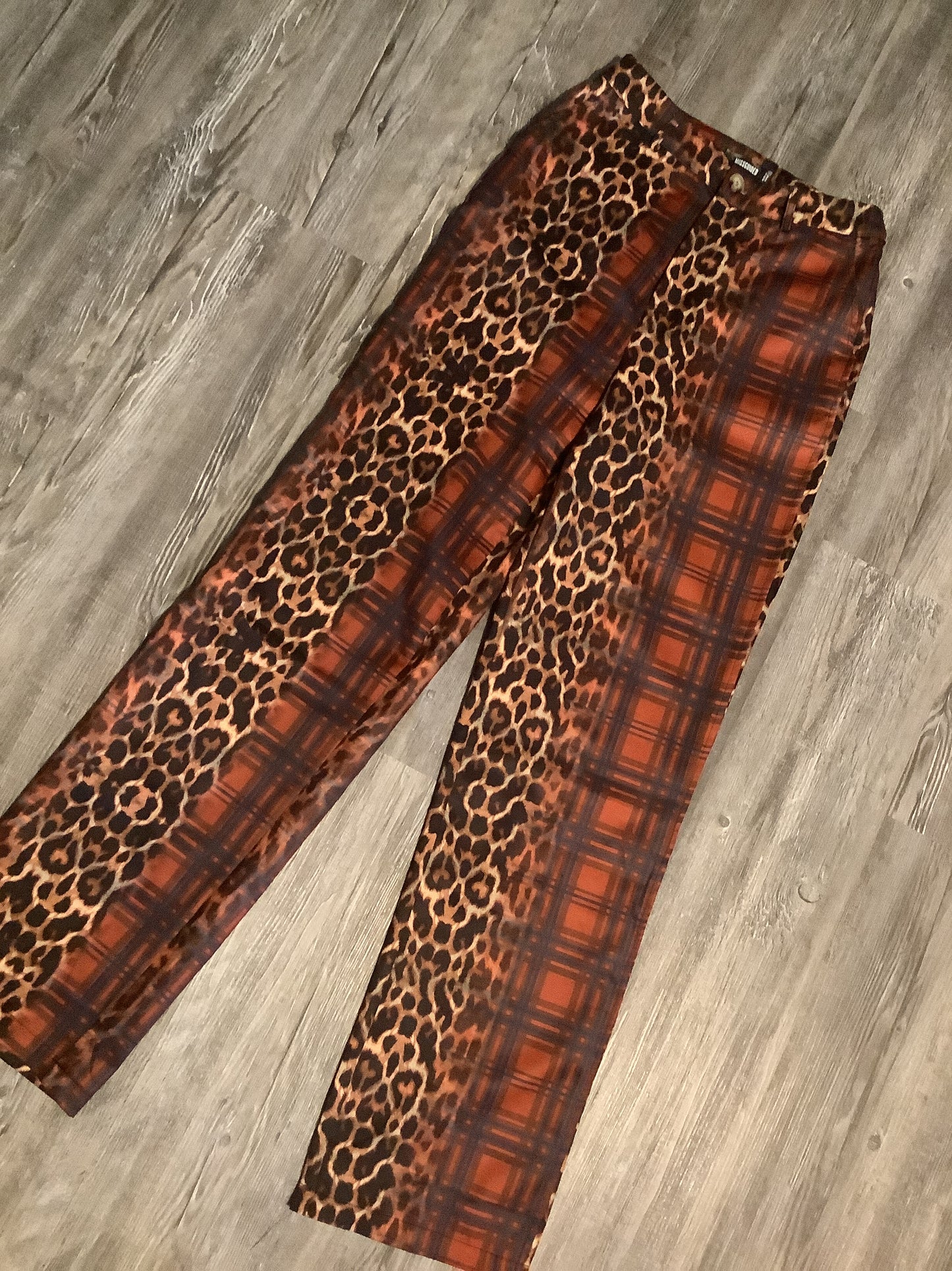 Pants Other By Missguided In Animal Print, Size: 4