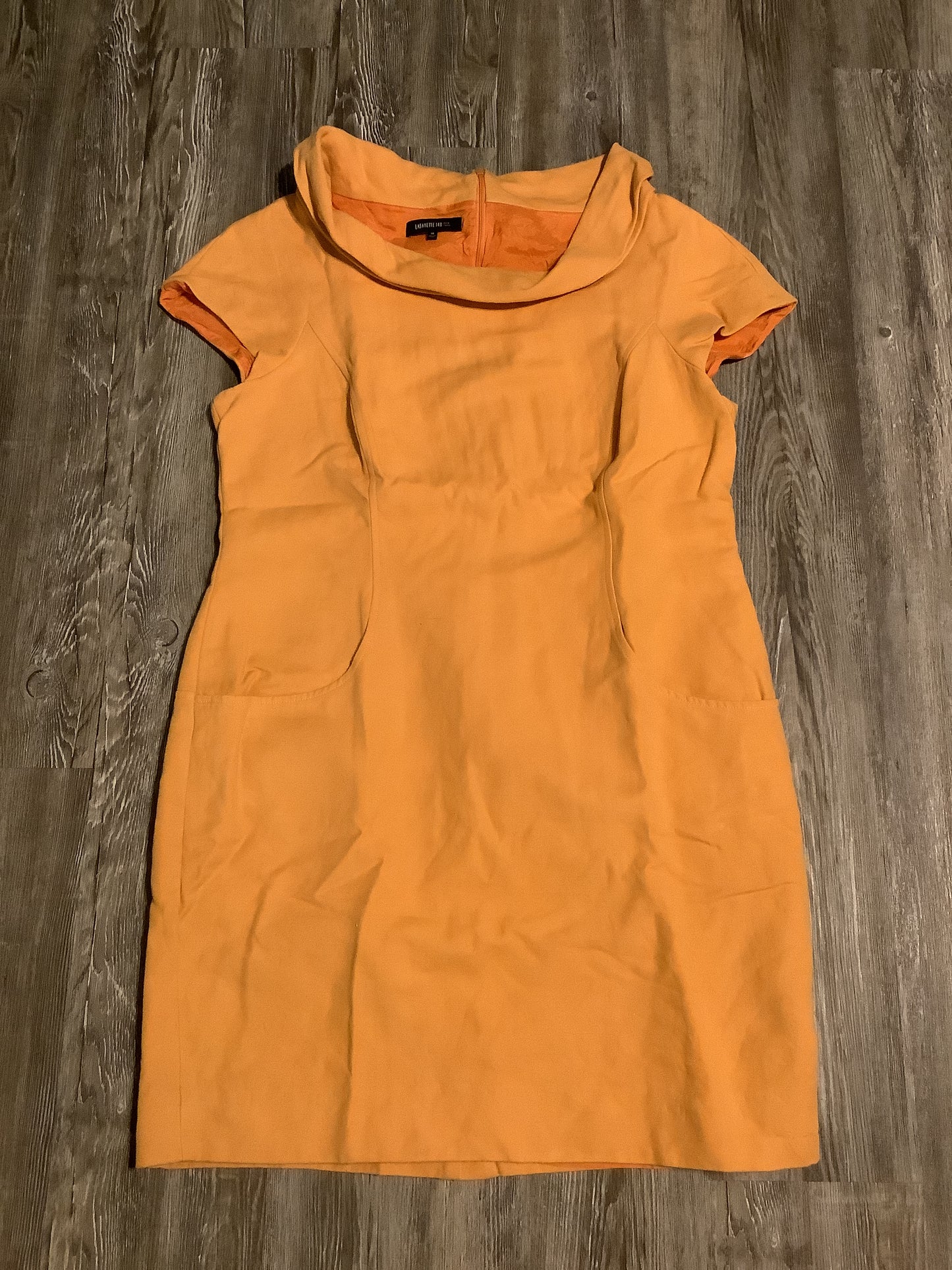 Dress Casual Short By Lafayette 148 In Orange, Size: 16