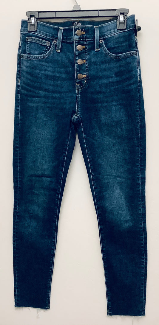 Jeans Skinny By J. Crew In Blue Denim, Size: 2