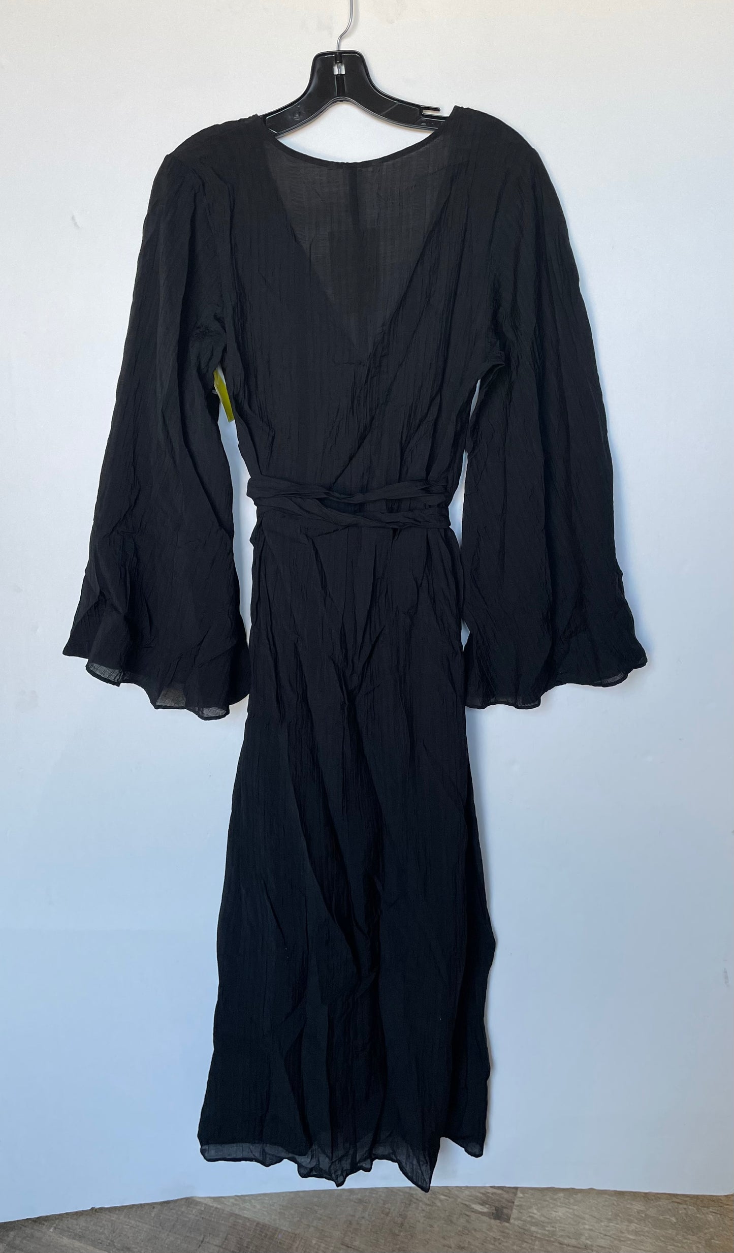 Dress Casual Midi By H&m In Black, Size: S