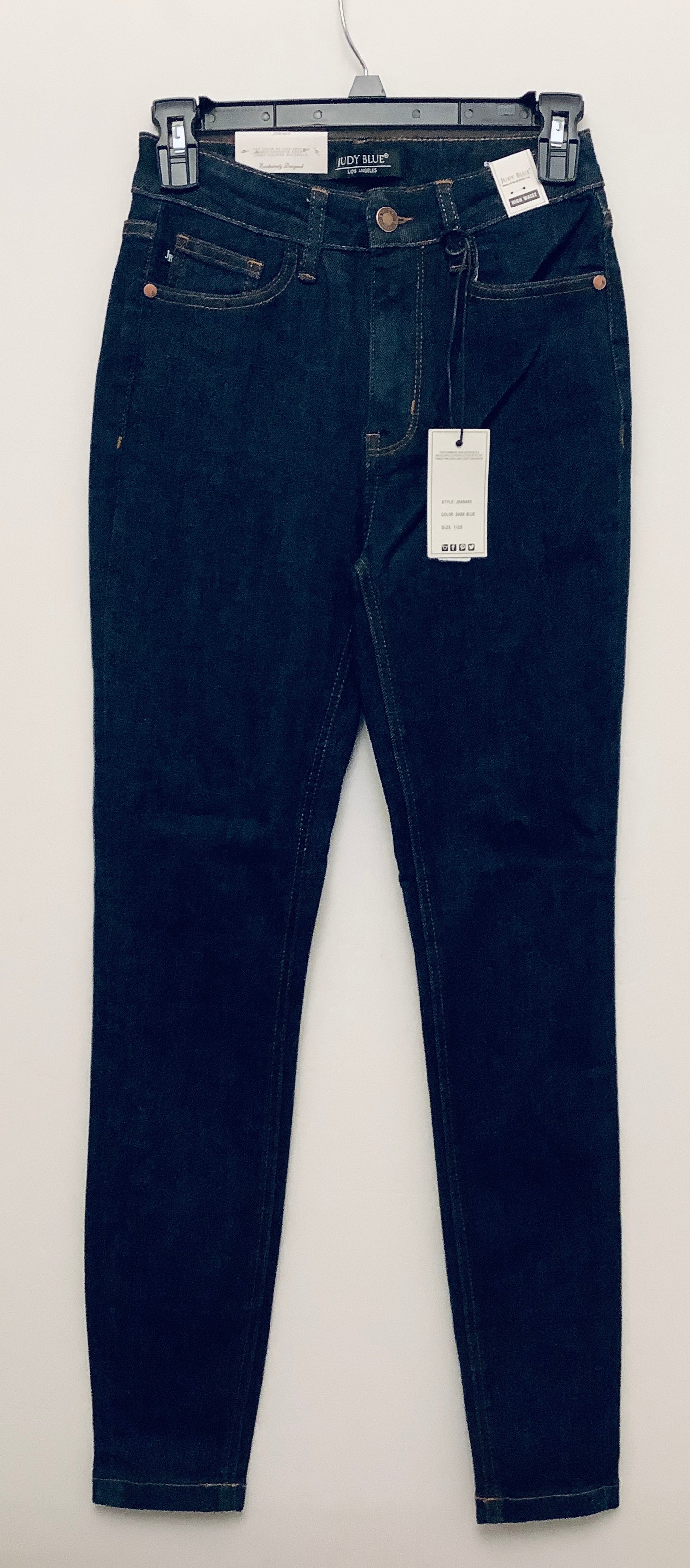 Jeans Skinny By Judy Blue In Blue Denim, Size: 2