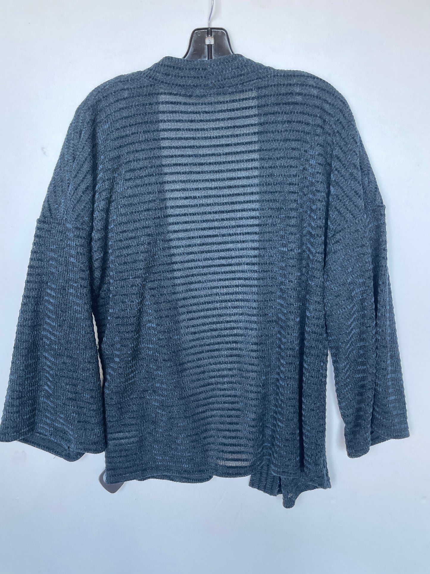 Sweater Cardigan By Three Dots In Navy, Size: L