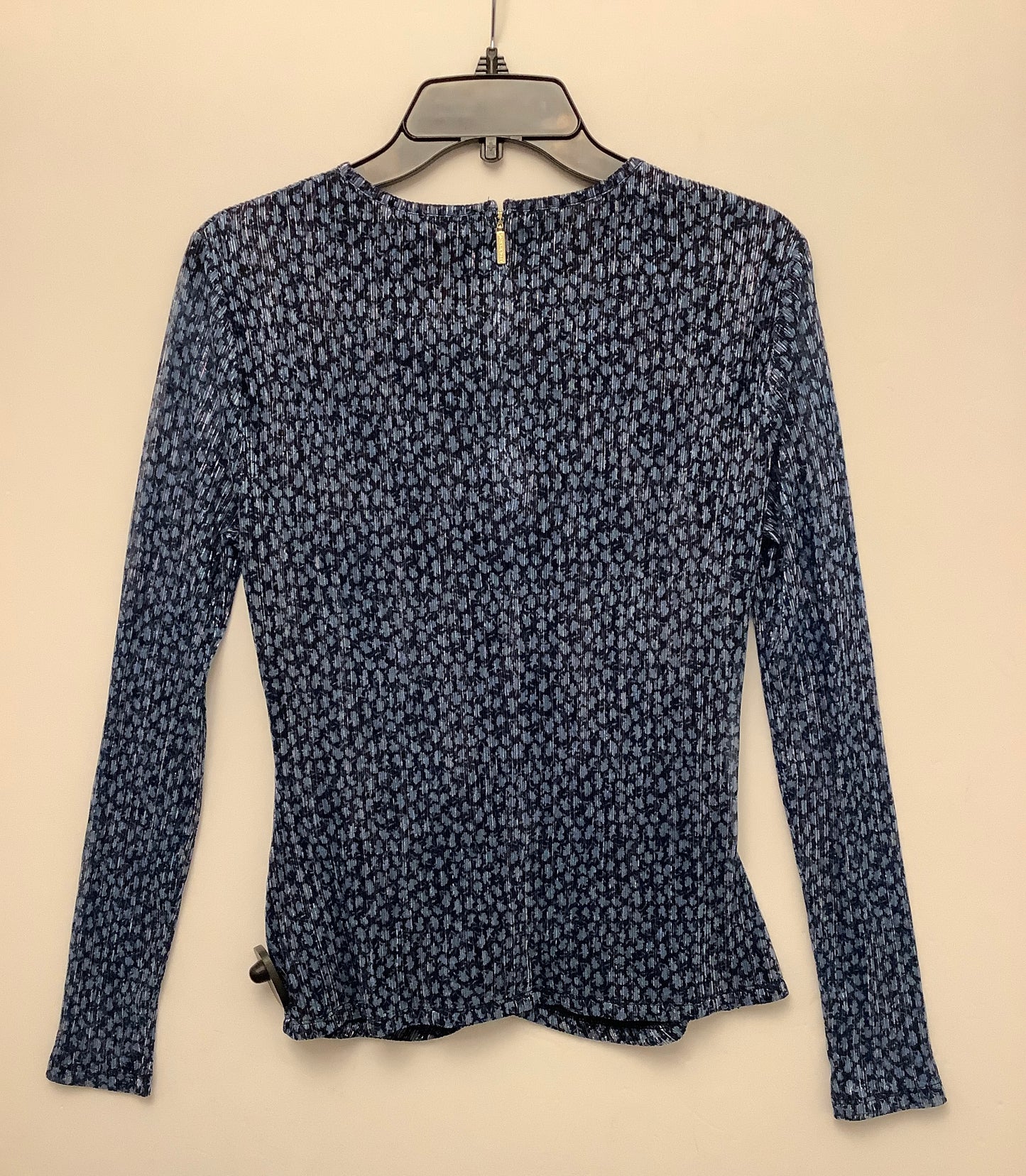 Top Long Sleeve Designer By Michael Kors In Navy, Size: L