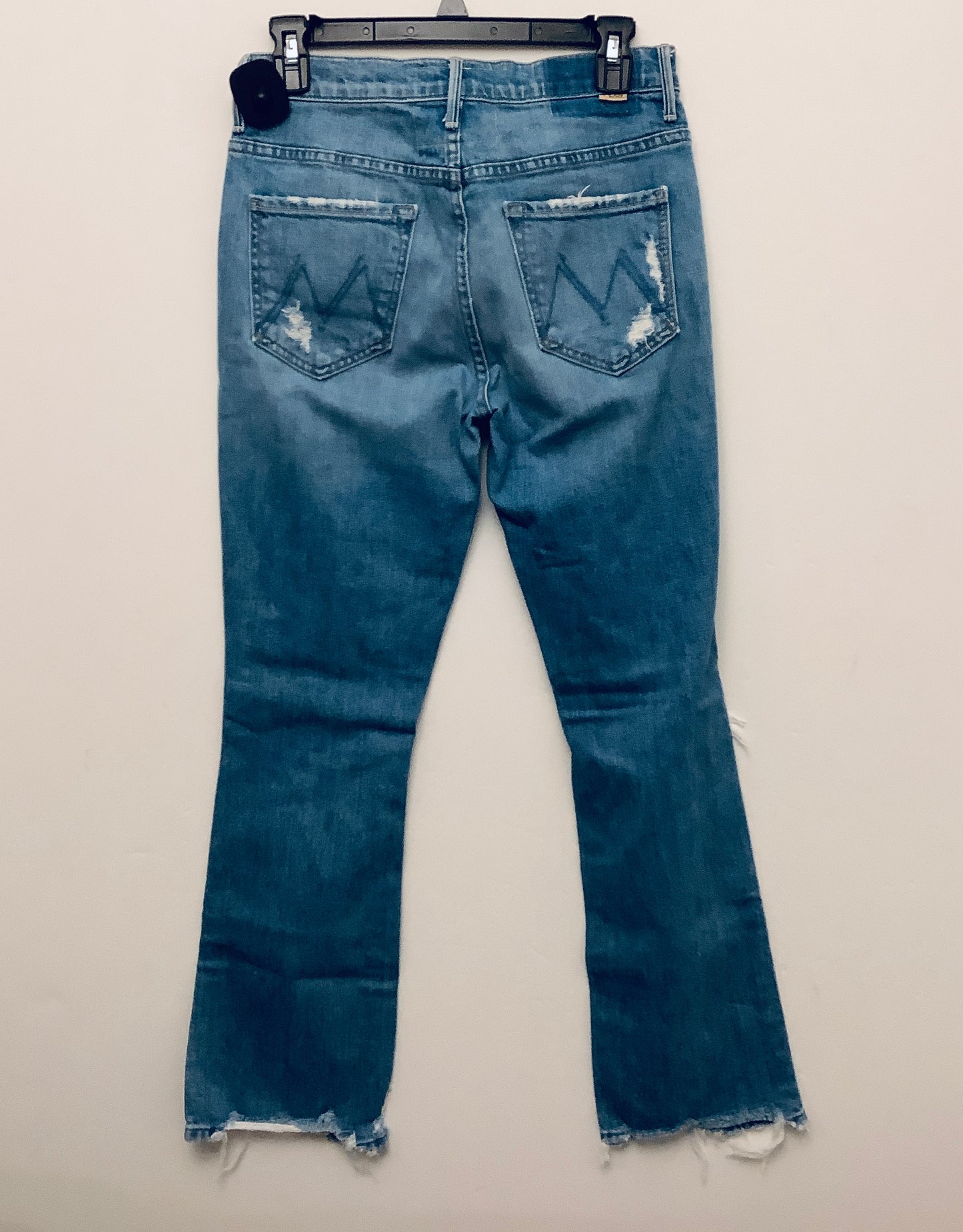 Jeans Boot Cut By Mother Jeans In Blue Denim, Size: 2