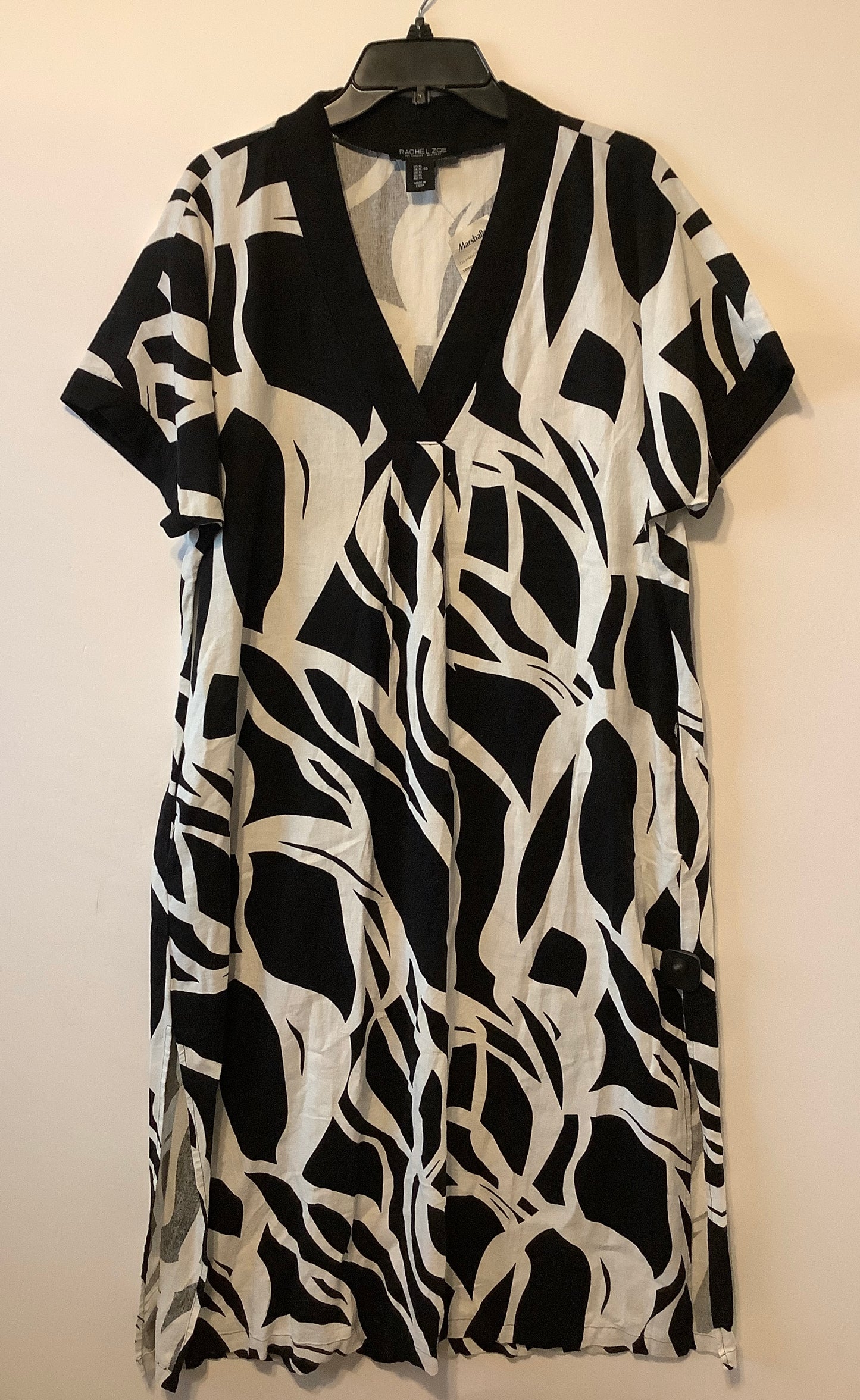 Dress Casual Midi By Rachel Zoe In Black & White, Size: Xl