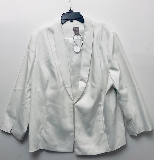 Blazer By Chicos In White, Size: Xl