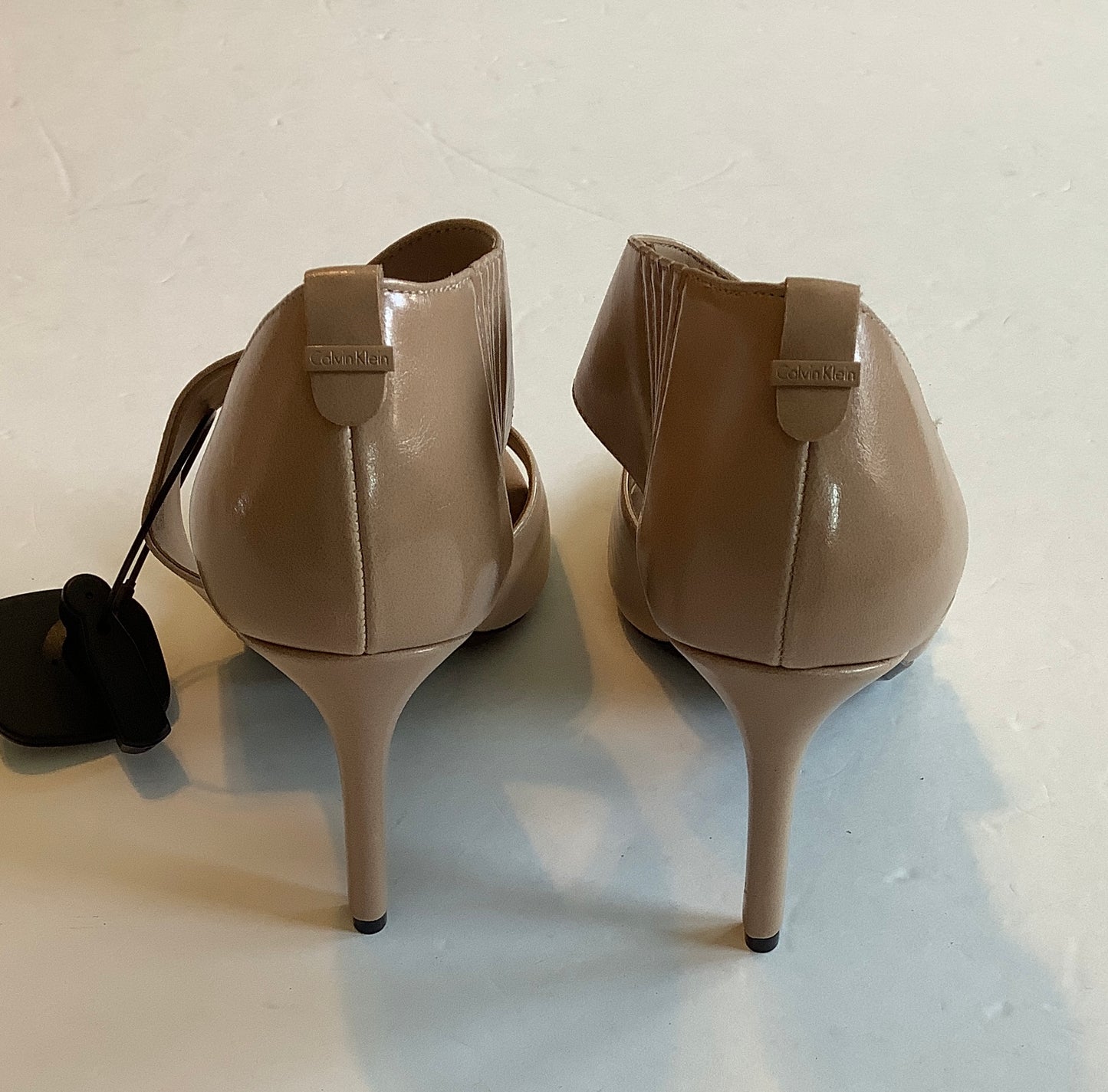 Shoes Heels Stiletto By Calvin Klein In Tan, Size: 8.5