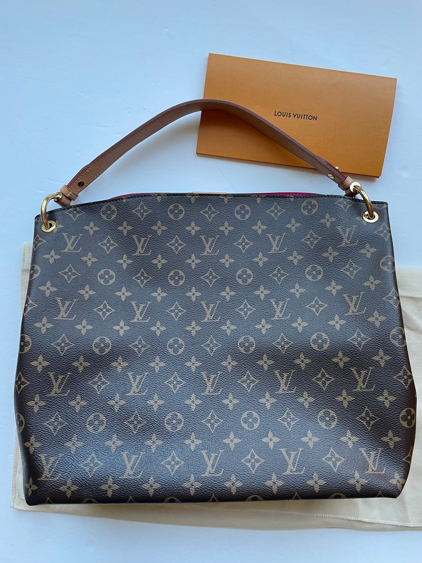 Handbag Luxury Designer By Louis Vuitton, Size: Graceful MM