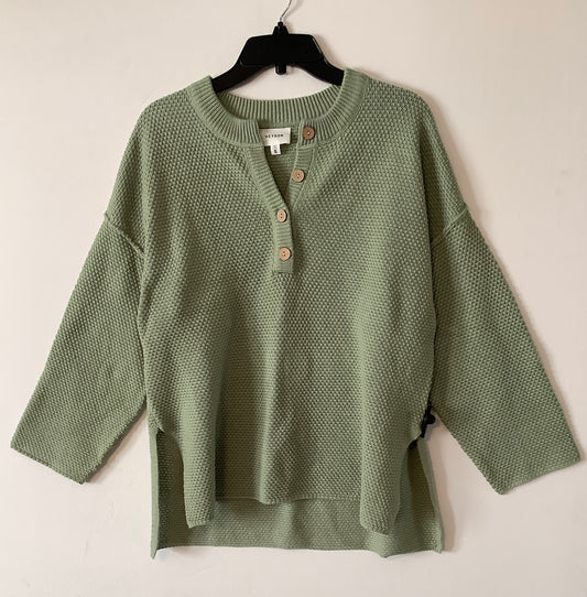 Top Long Sleeve By Clothes Mentor In Green, Size: S