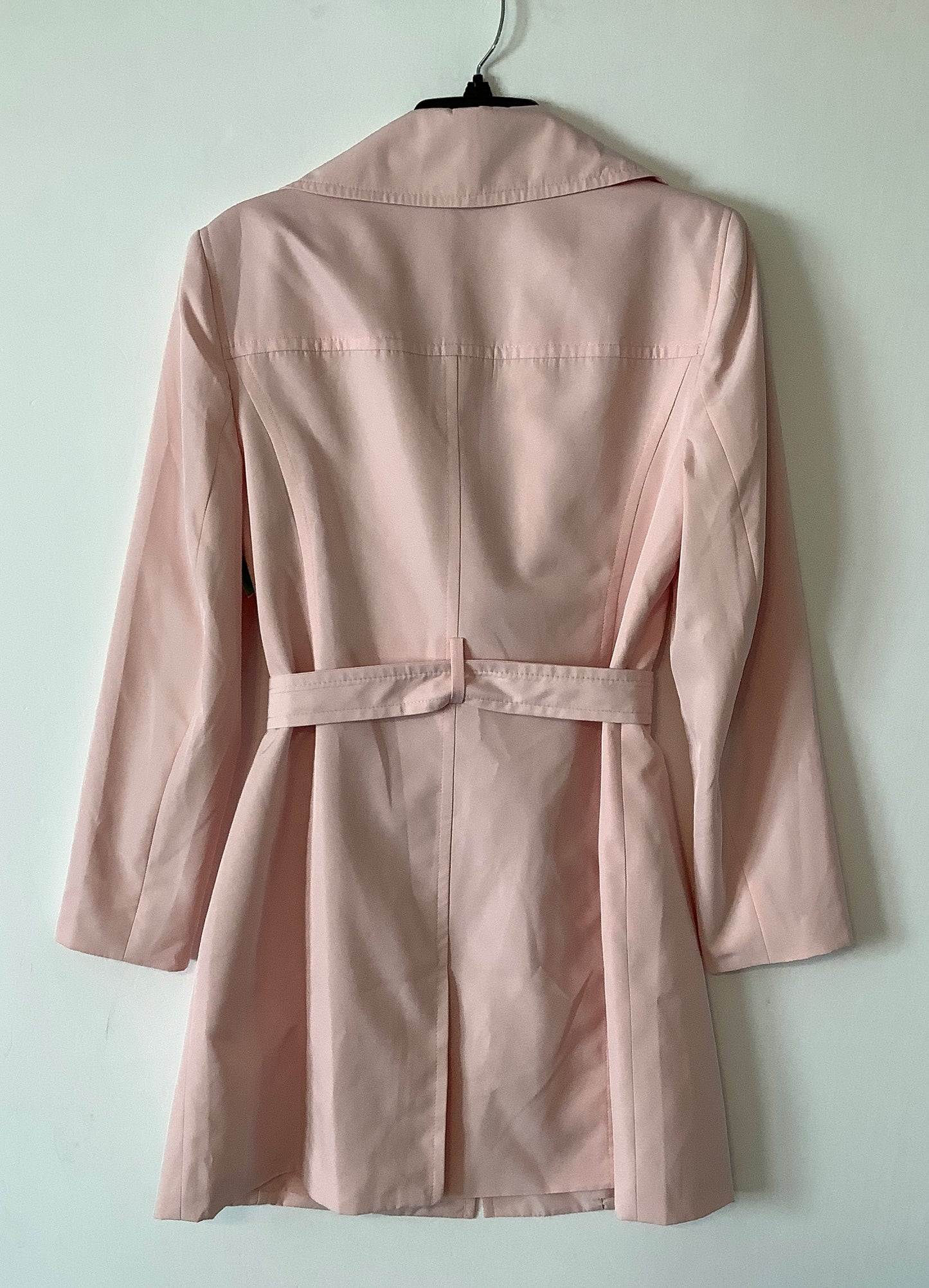 Coat Peacoat By Anne Klein In Pink, Size: M