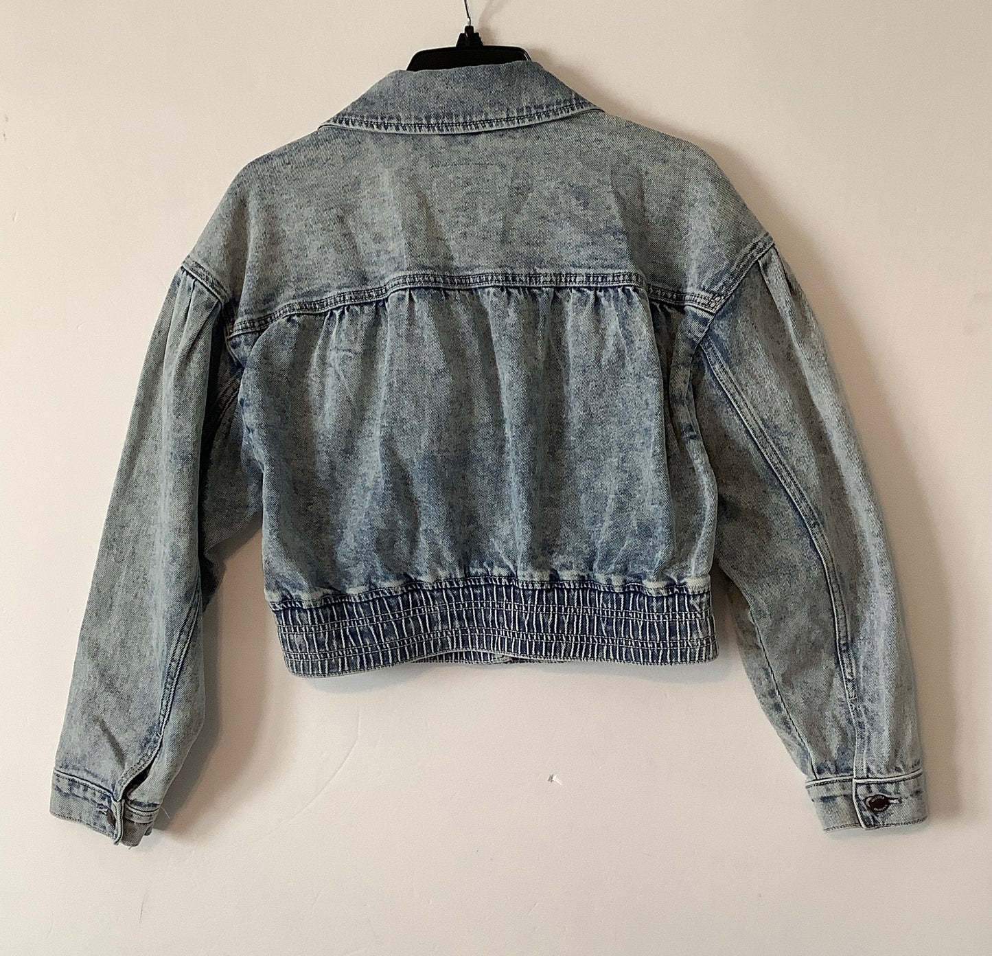 Jacket Denim By Hollister In Blue Denim, Size: M