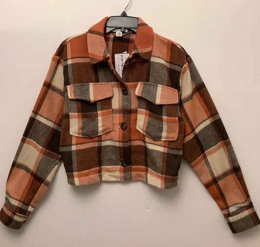 Jacket Shirt By Cmc In Plaid Pattern, Size: S