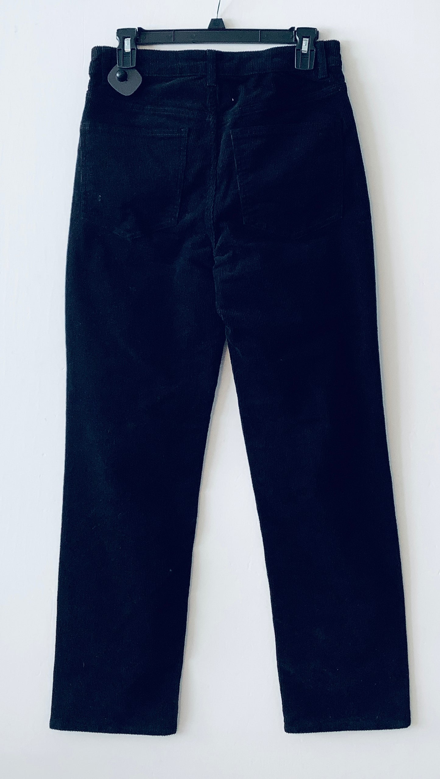 Jeans Straight By H&m In Black, Size: 8