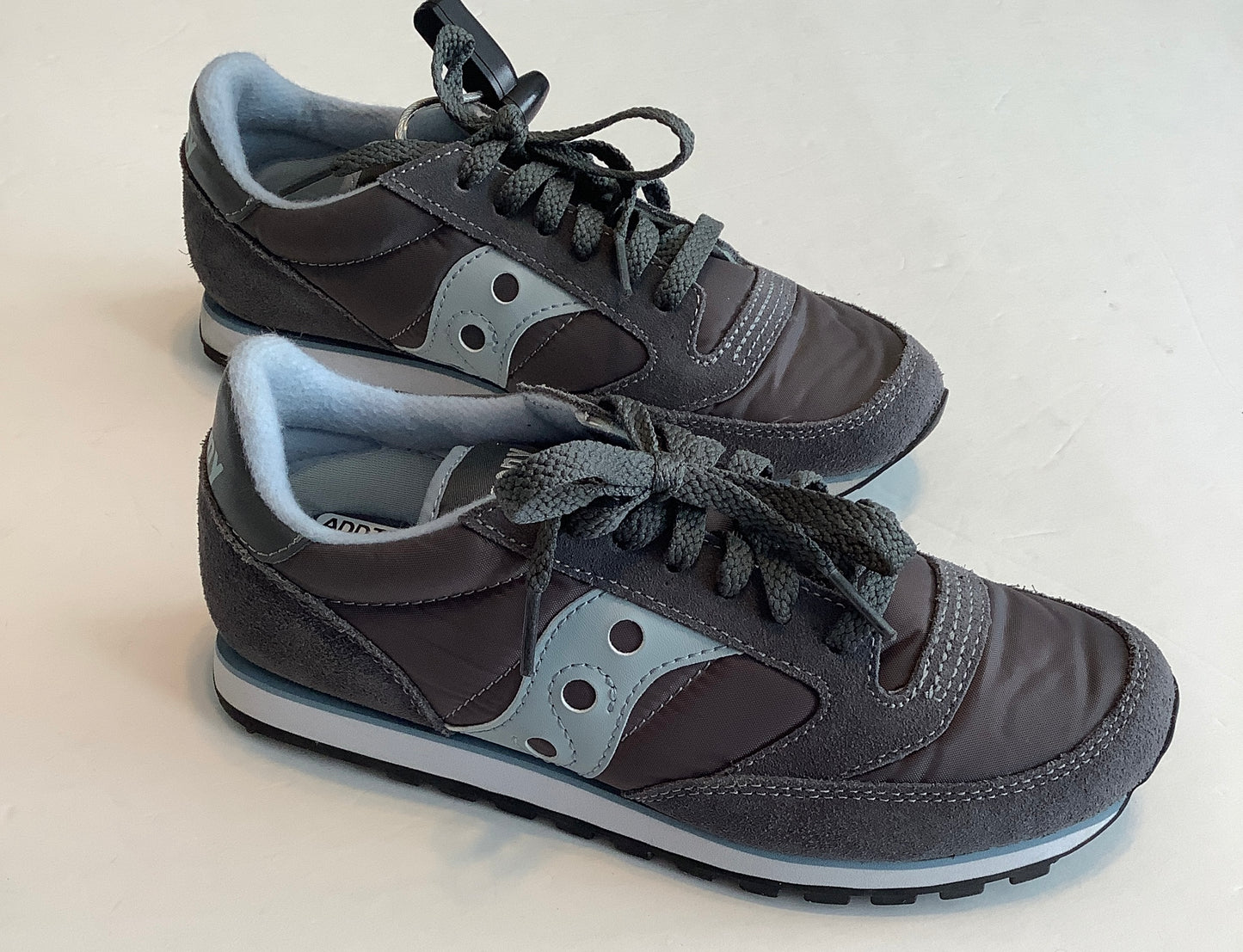 Shoes Athletic By Sacouny In Grey, Size: 6.5