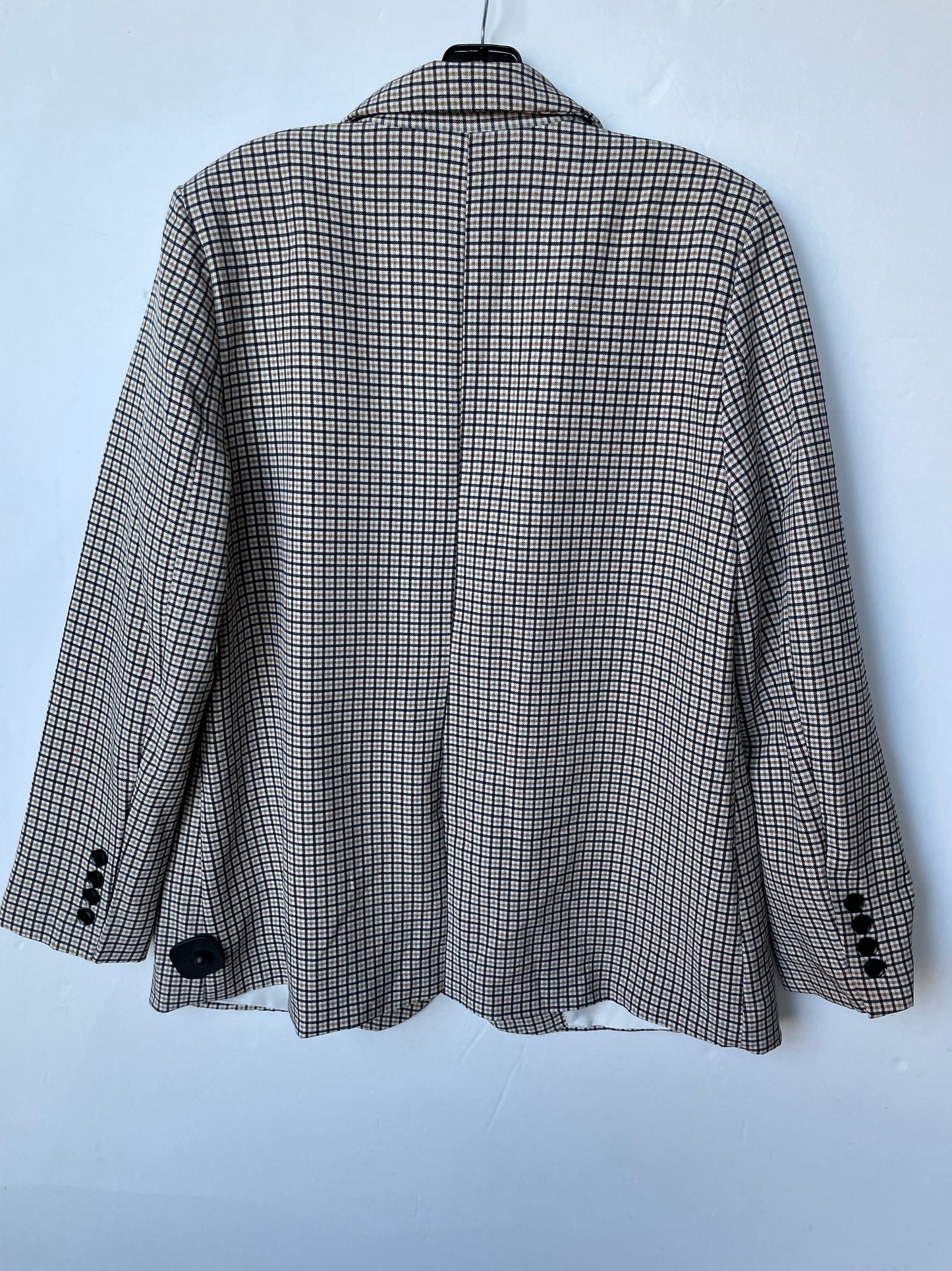 Blazer By Vince Camuto In Checked, Size: Xl