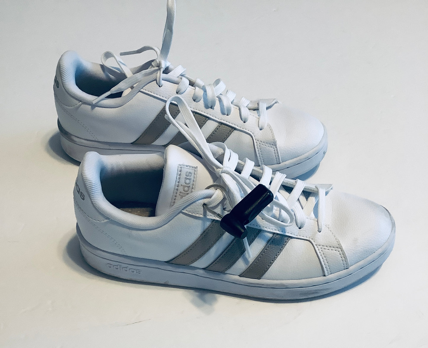 Shoes Athletic By Adidas In White, Size: 9