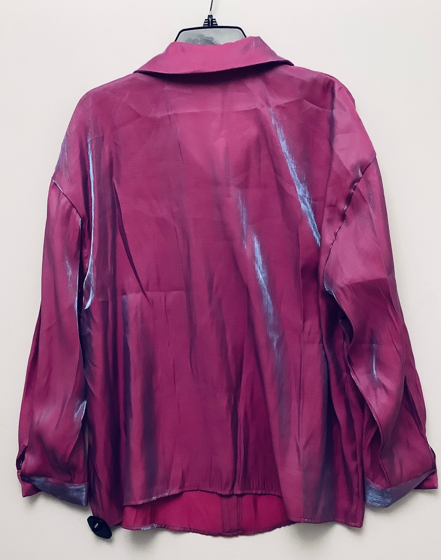 Top Long Sleeve By Shein In Purple, Size: 2x