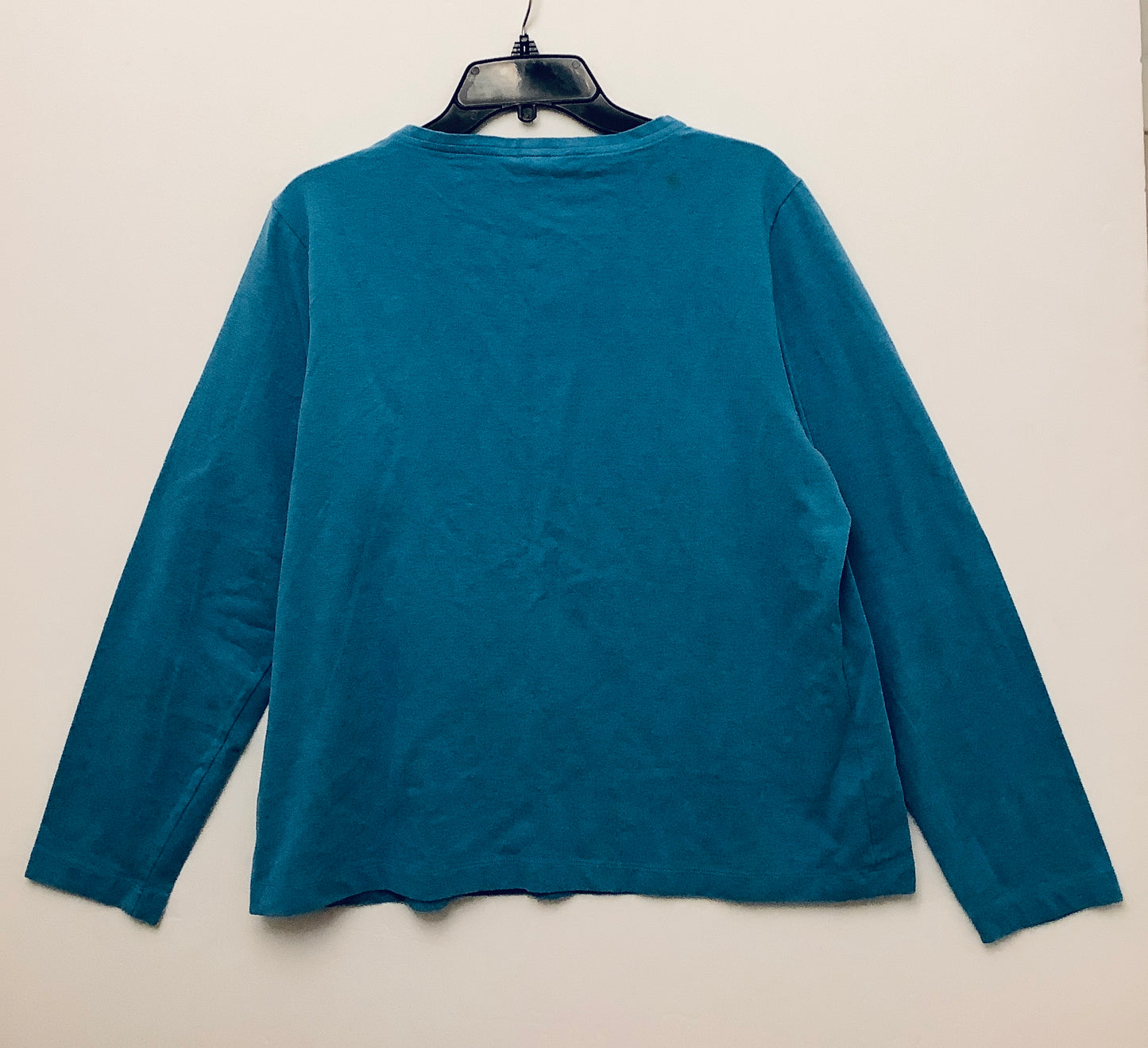 Top Long Sleeve By Lands End In Blue, Size: Xl