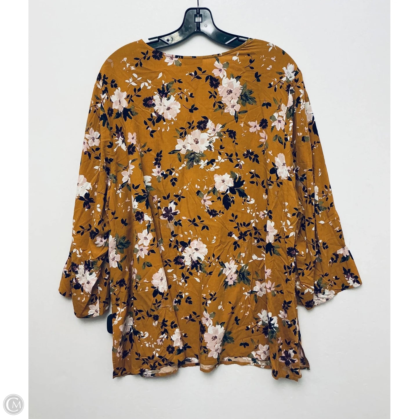 Top Short Sleeve By J. Jill In Floral Print, Size: 2x