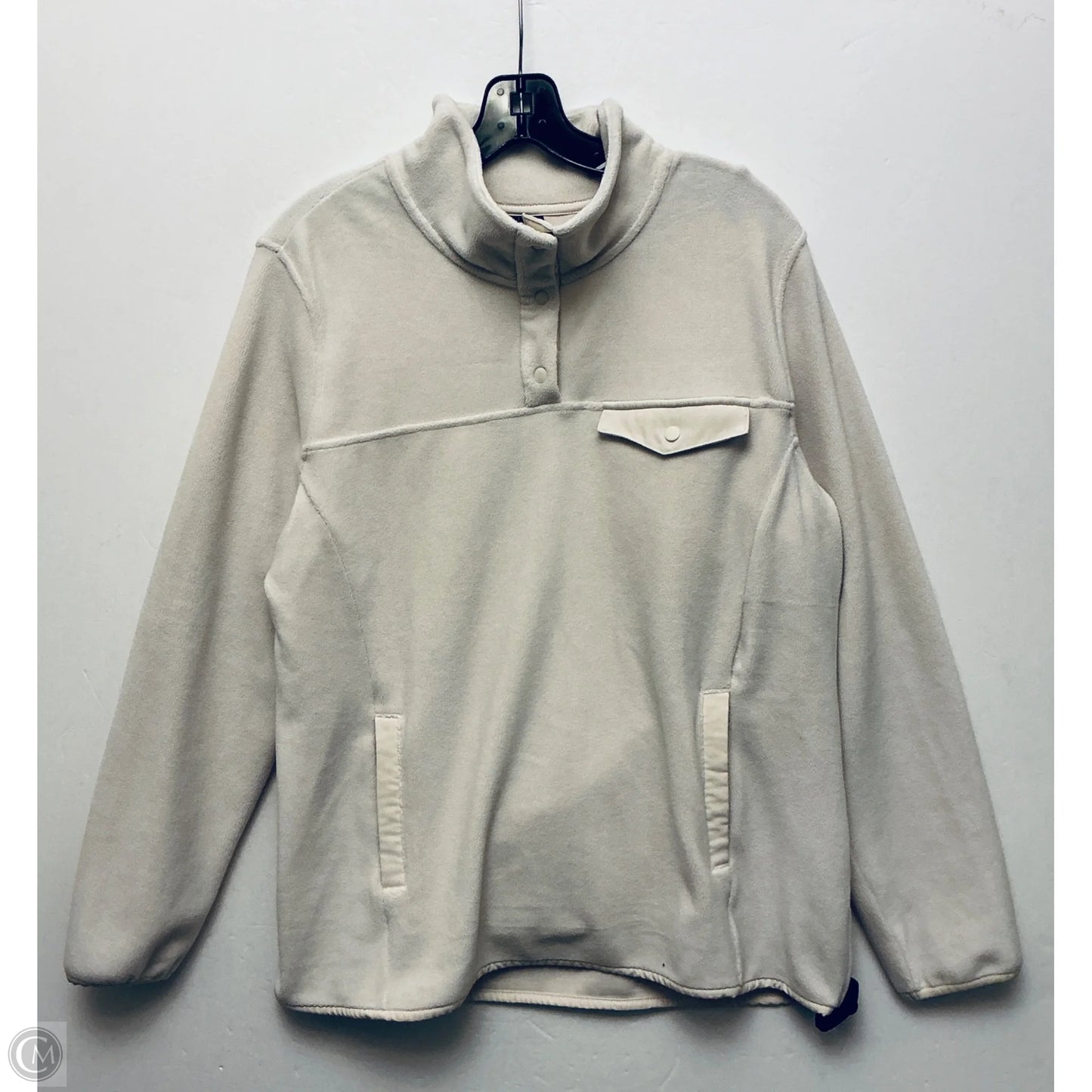 Jacket Fleece By 32 Degrees In Cream, Size: L
