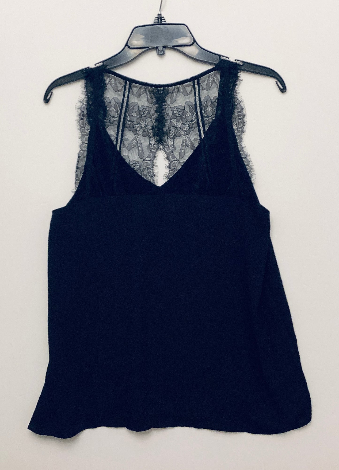 Top Sleeveless By Loft In Black, Size: S