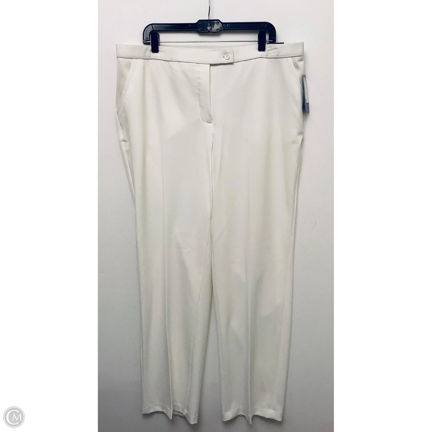 Pants Dress By Investments In White, Size: 18