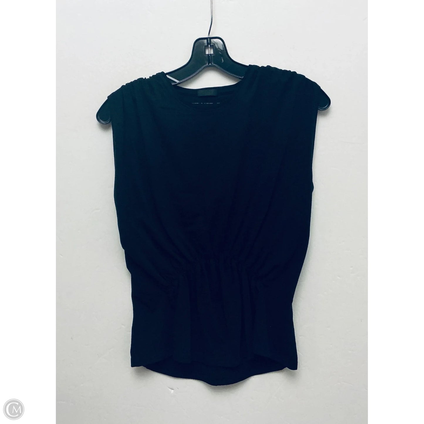Top Sleeveless By Atm In Black, Size: M