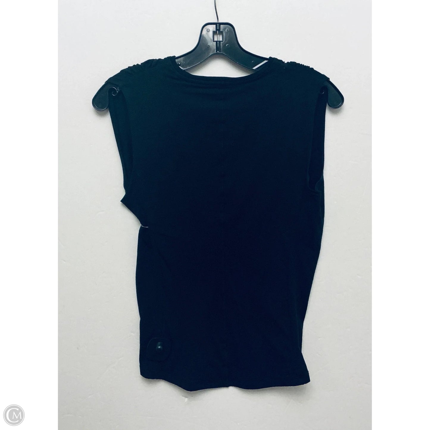 Top Sleeveless By Atm In Black, Size: M