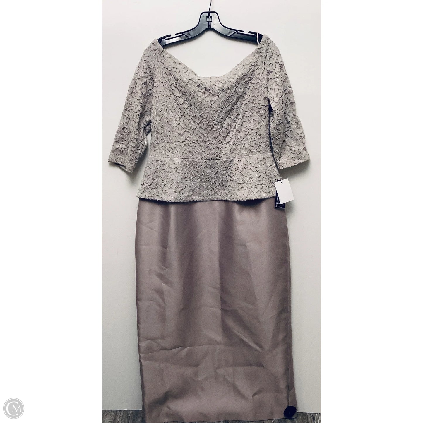 Dress Party Long By Alex In Mauve ,Size: Xxl