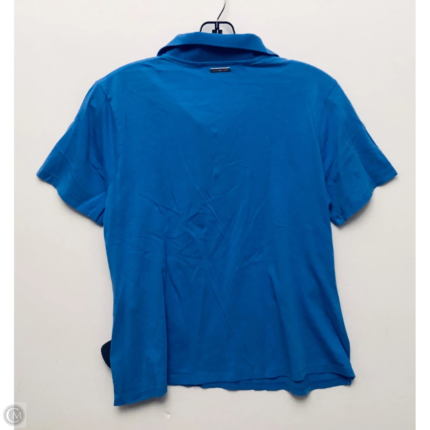 Top Short Sleeve Designer By Michael Kors In Blue, Size: L