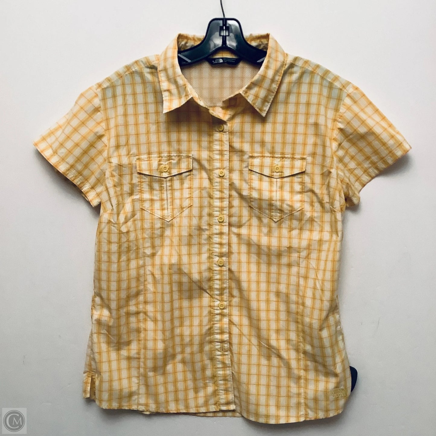 Top Short Sleeve By The North Face In Yellow, Size: L