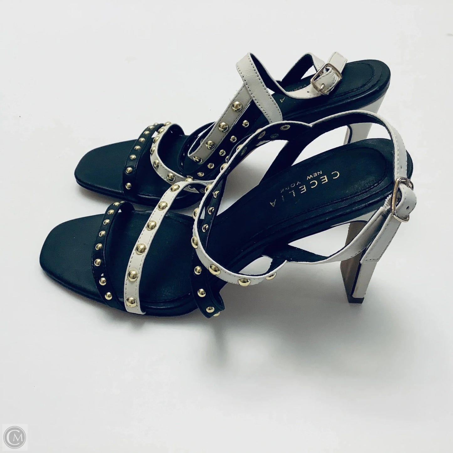 Shoes Heels Block By Cmc In Black & White, Size: 9