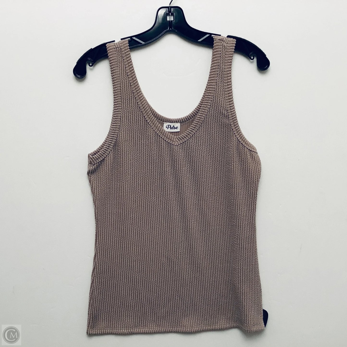 Tank Top By Clothes Mentor In Brown, Size: S
