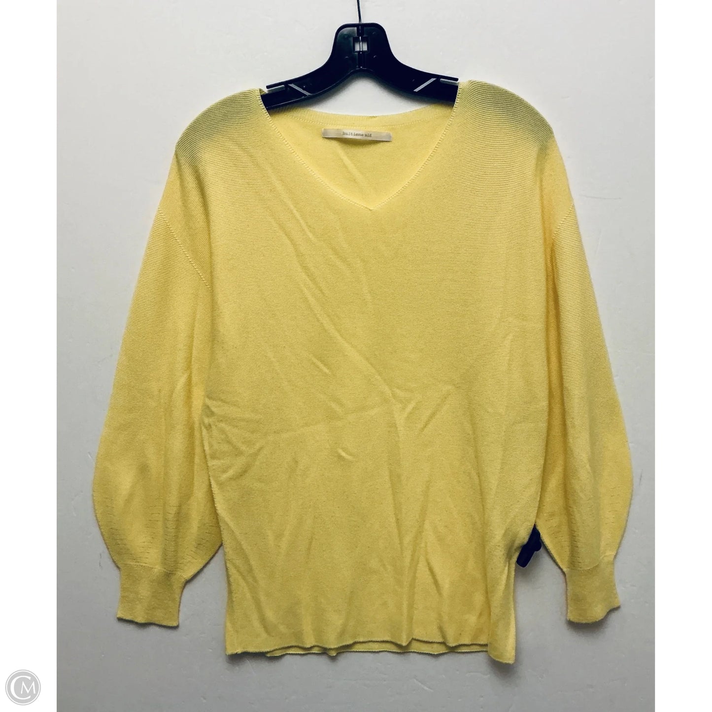 Sweater By Clothes Mentor In Yellow, Size: S