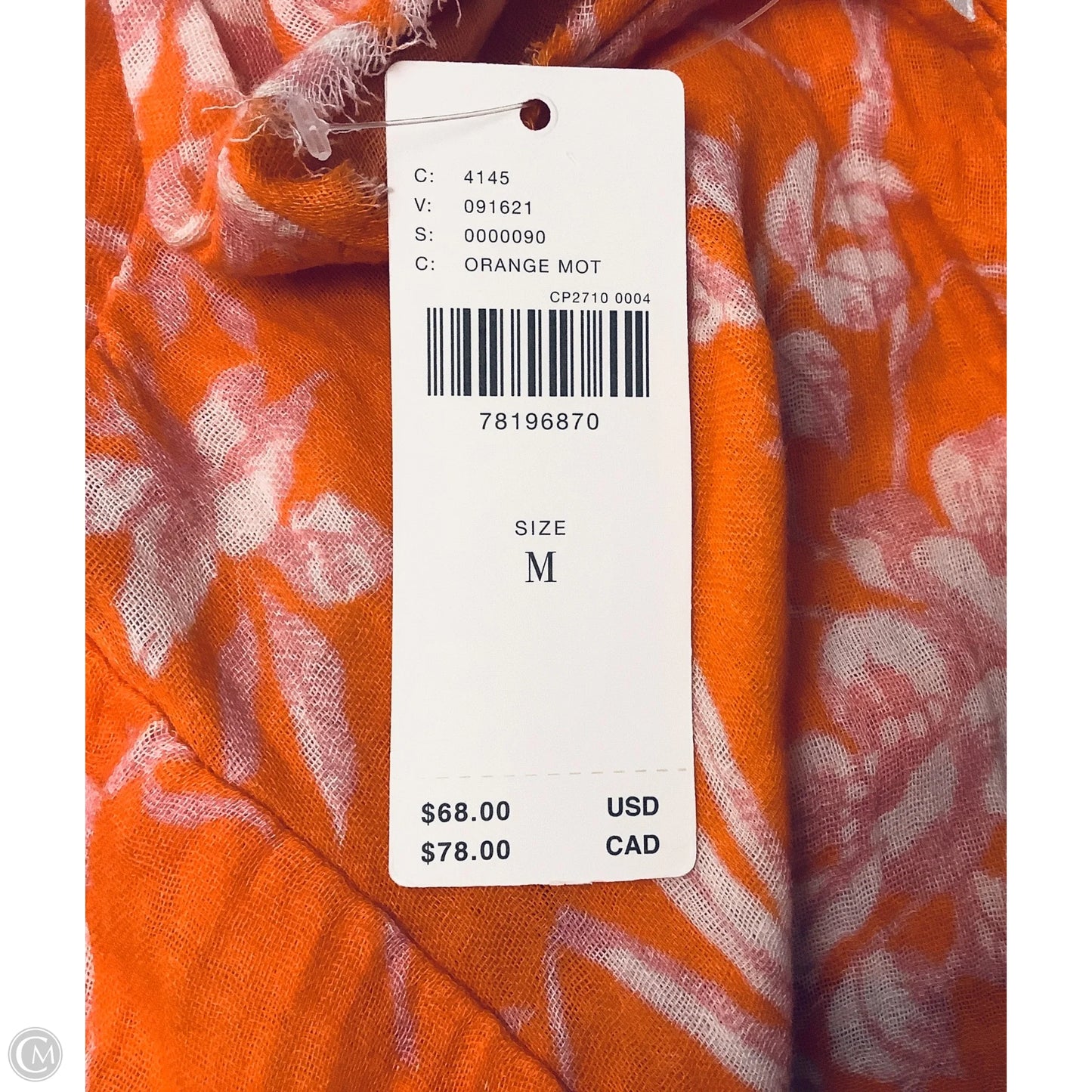 Top Long Sleeve By Anthropologie In Floral Print, Size: S