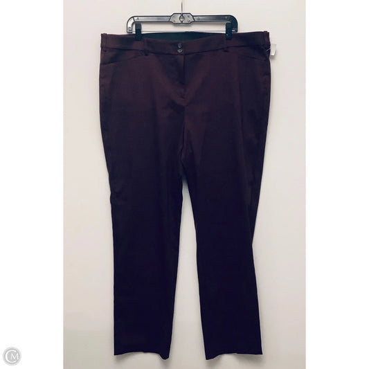 Pants Dress By Lane Bryant In Maroon, Size: 22