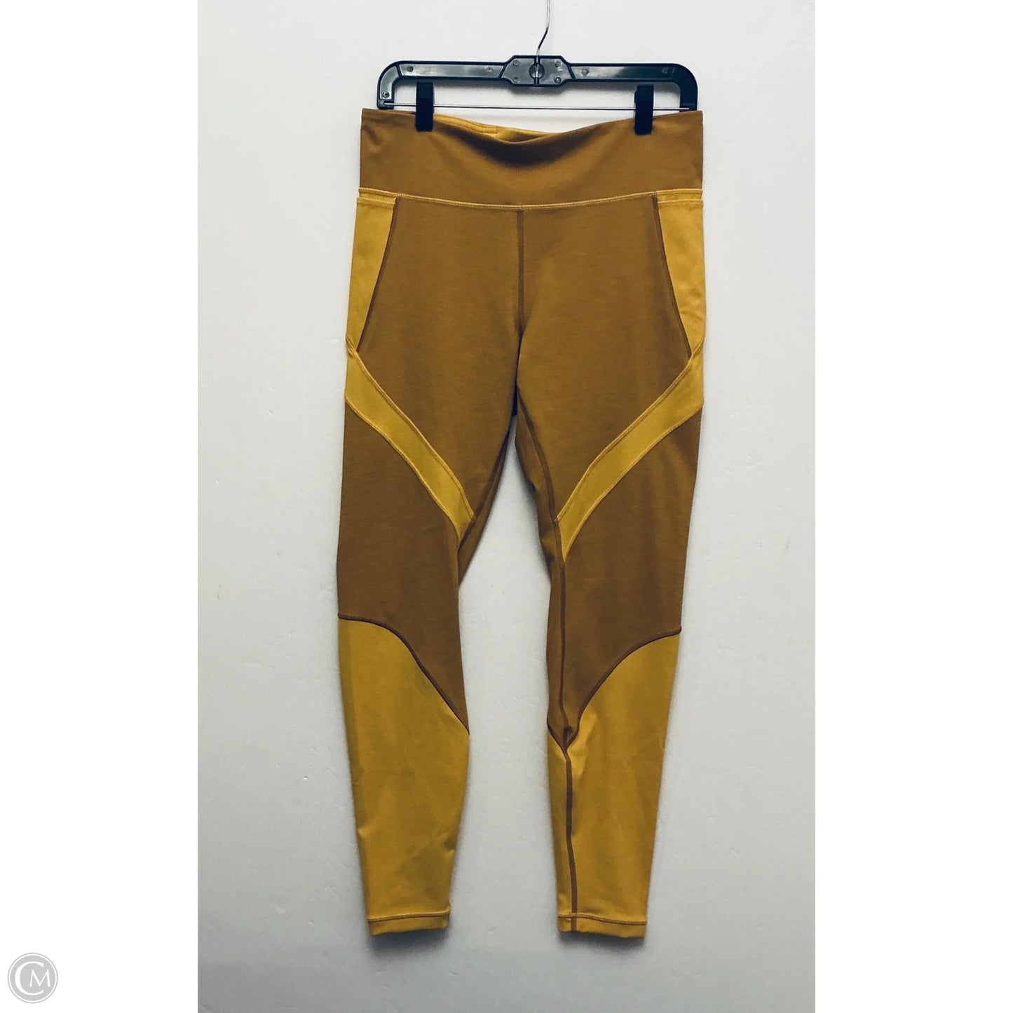 Athletic Leggings By Lululemon In Yellow, Size: 12