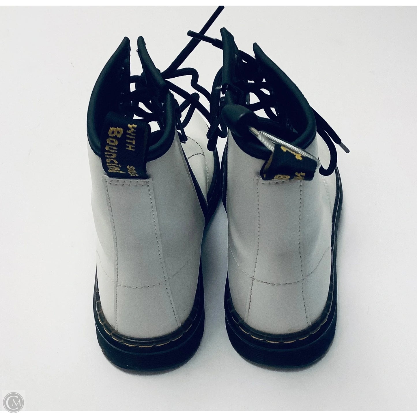 Boots Combat By Dr Martens In White, Size: 6