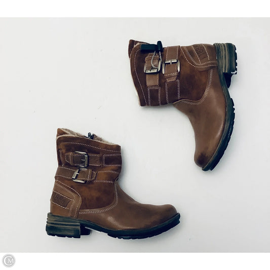 Boots Leather By Josef Seibel In Brown, Size: 7